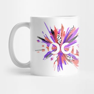 Boom typography art Mug